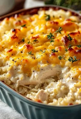 Delicious Angel Chicken and Rice Casserole served in a baking dish