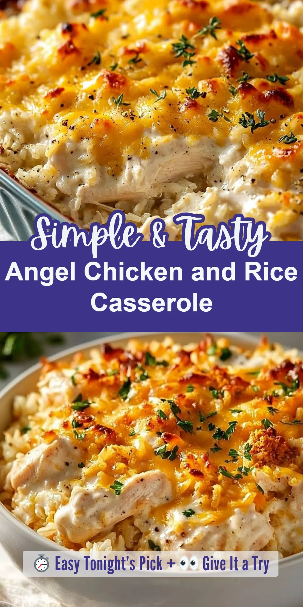 Angel Chicken and Rice Casserole