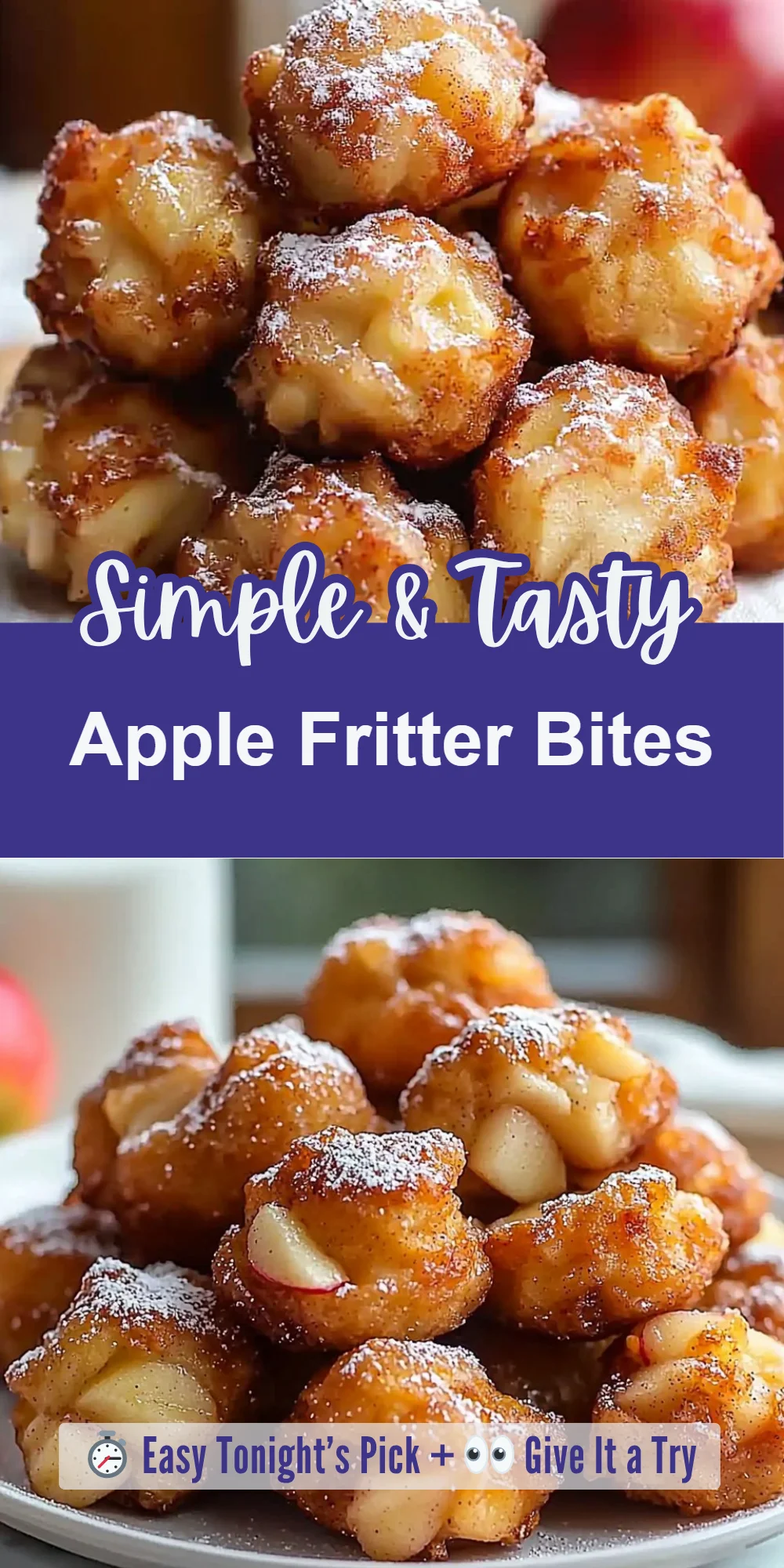 Apple Fritter Bites