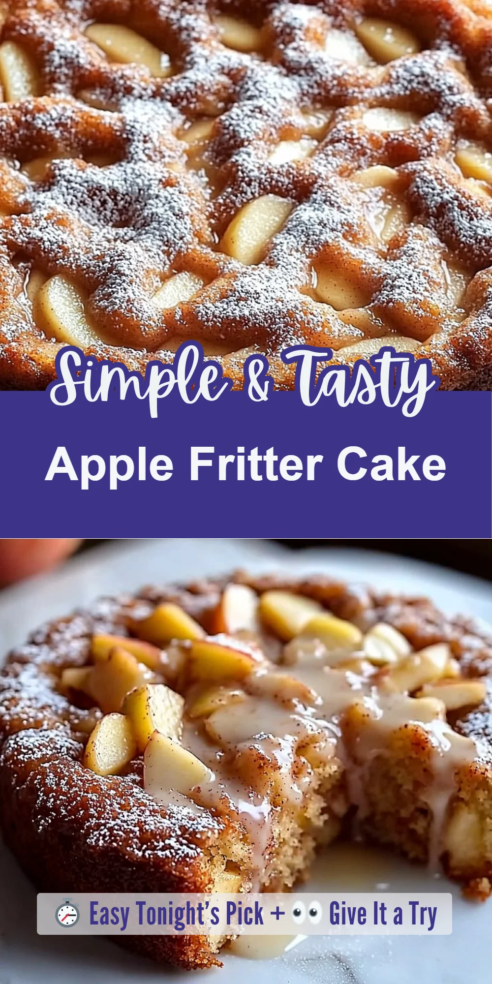 Apple Fritter Cake