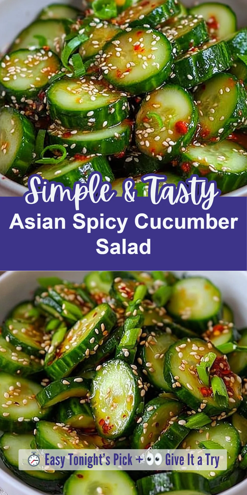 Asian Spicy Cucumber Salad