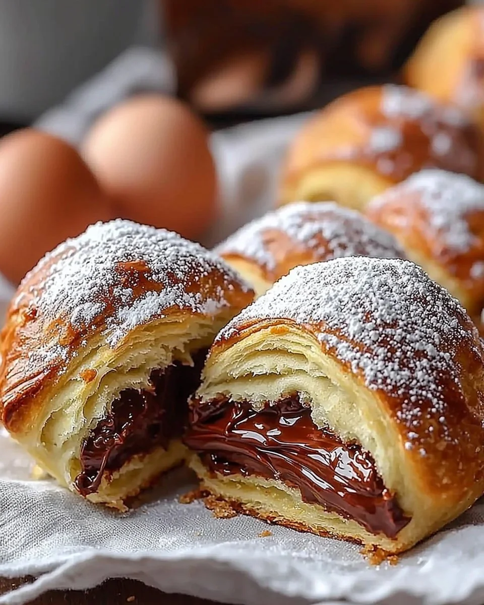 Baked Nutella Bombs