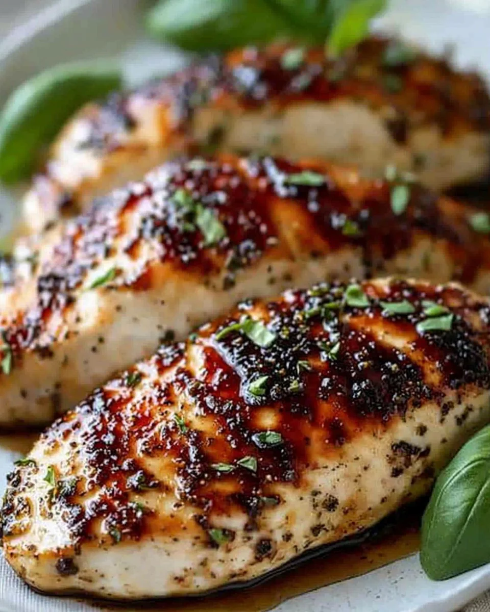 Balsamic Baked Chicken Breast