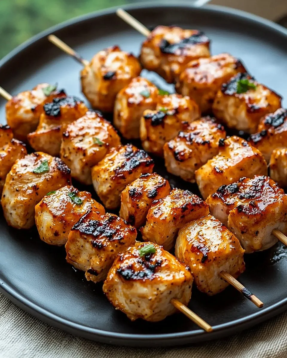 Bang Bang Chicken Skewers