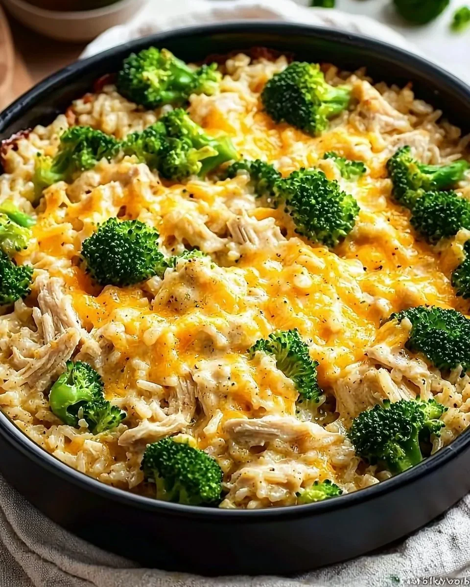 Cheesy Chicken and Rice Casserole
