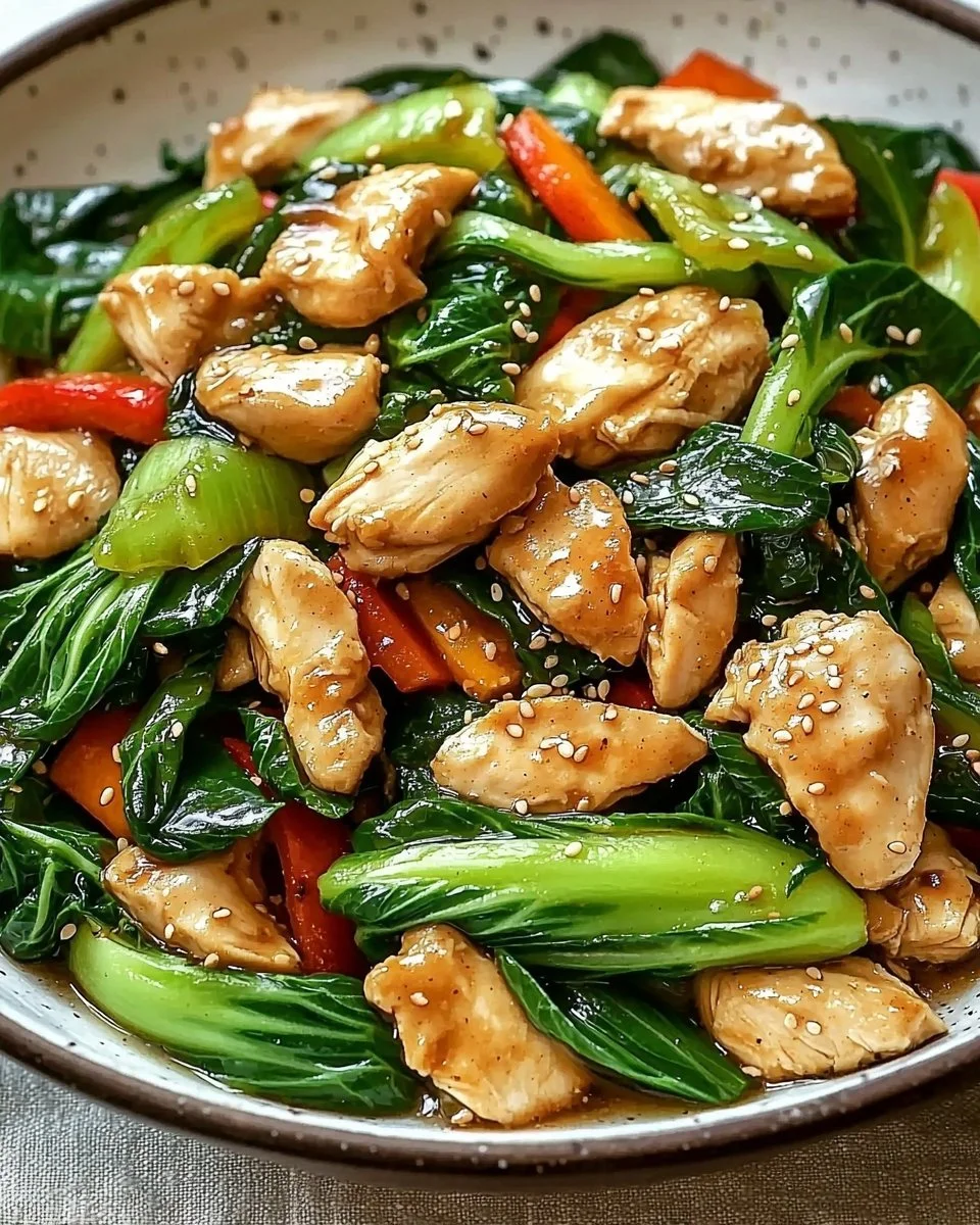 Chicken Bok Choy Stir Fry