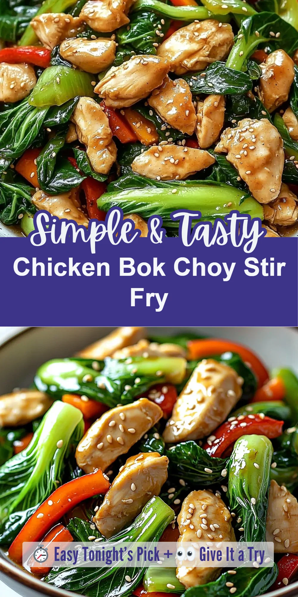 Chicken Bok Choy Stir Fry