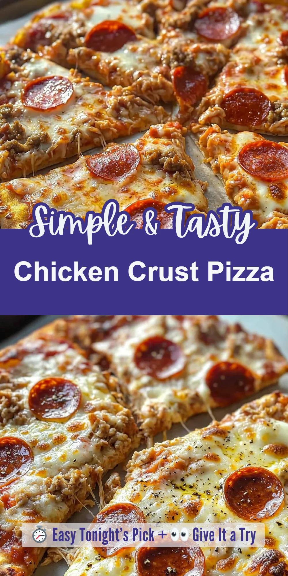 Chicken Crust Pizza