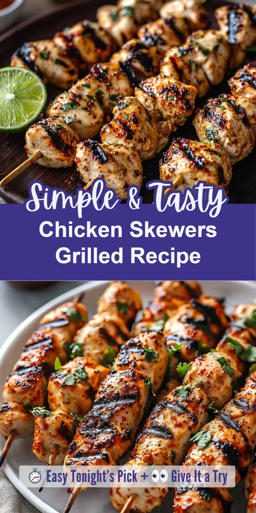 Chicken Skewers Grilled Recipe