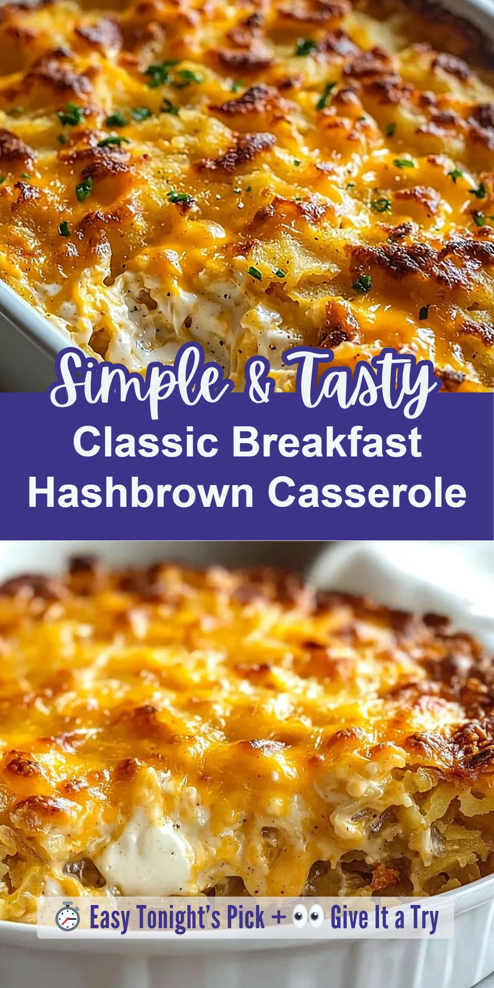 Classic Breakfast Hashbrown Casserole