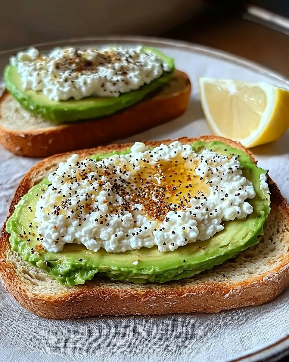 Cottage Cheese Avocado Toast