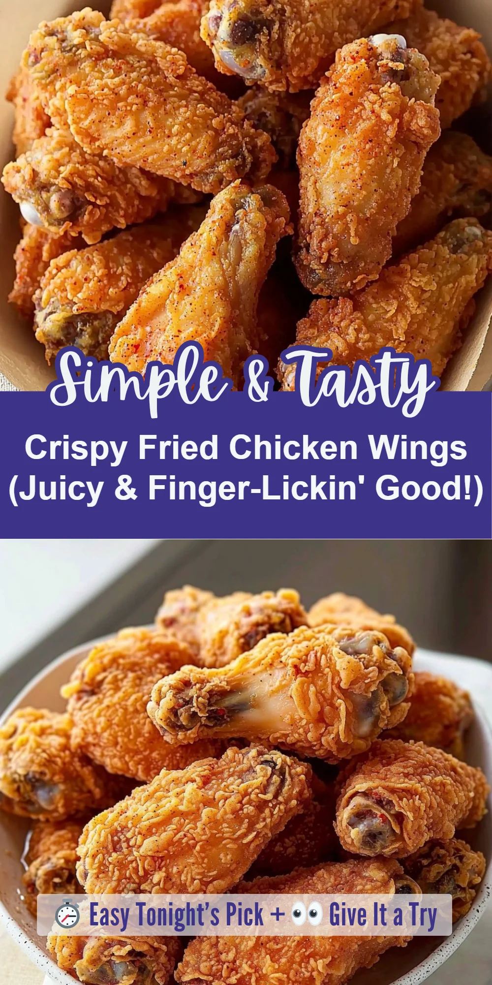 Crispy Fried Chicken Wings (Juicy & Finger-Lickin' Good!)