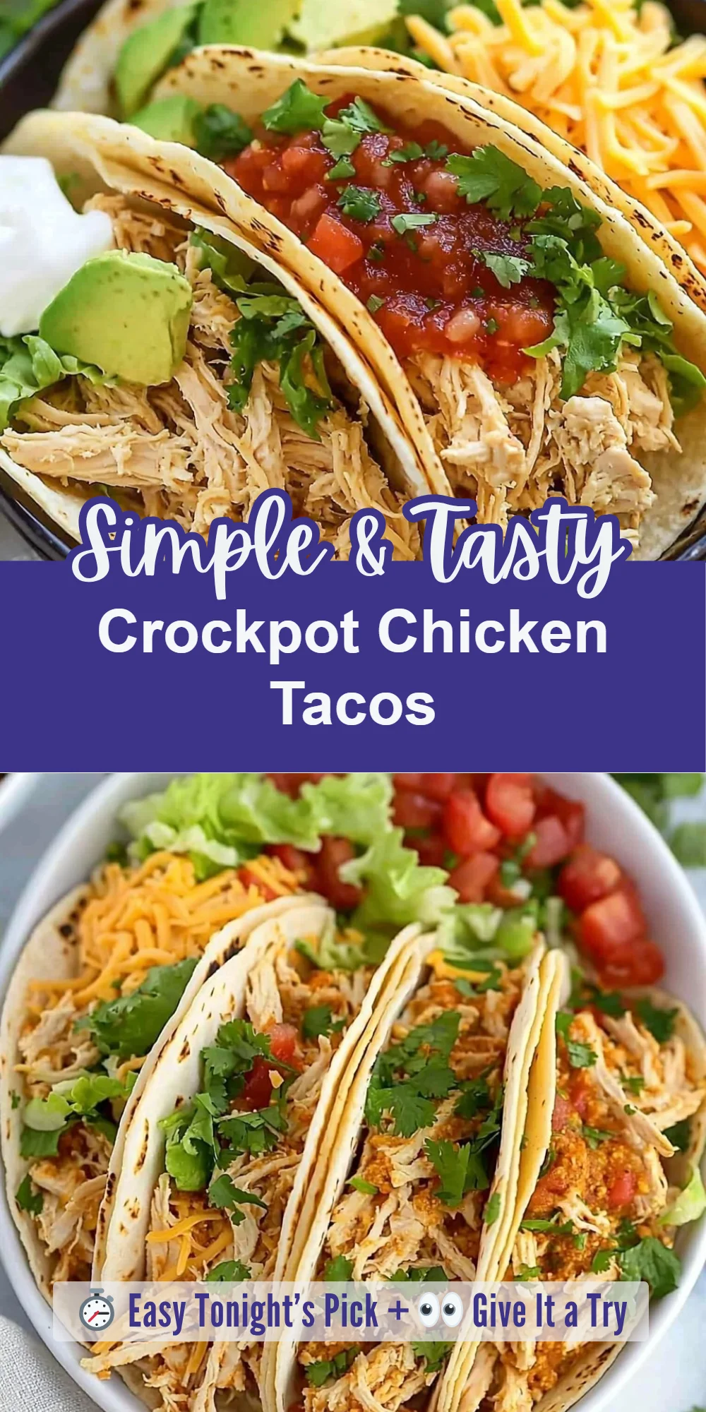 Crockpot Chicken Tacos