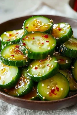 Delicious Din Tai Fung cucumber salad in a bowl, showcasing fresh ingredients.