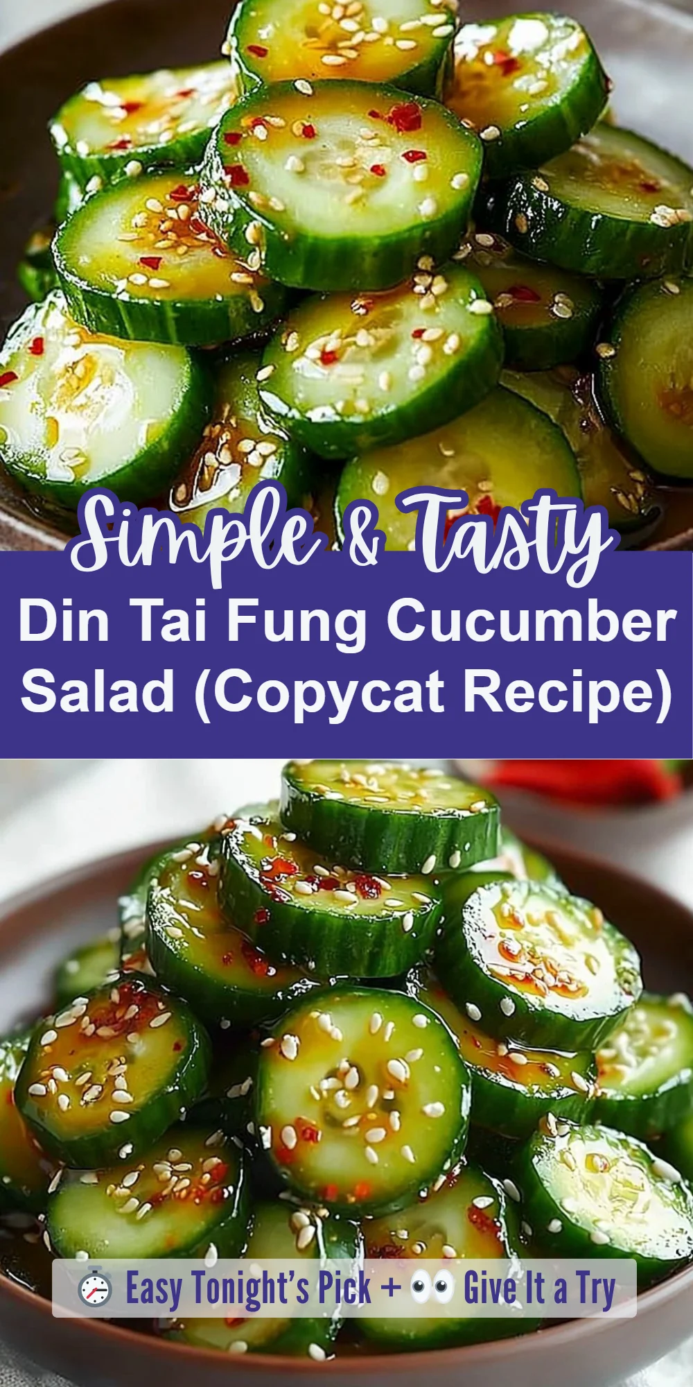 Din Tai Fung Cucumber Salad (Copycat Recipe)
