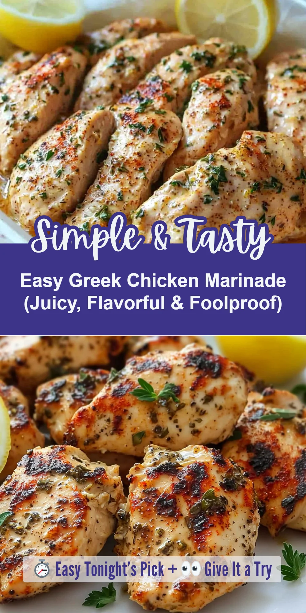 Easy Greek Chicken Marinade (Juicy, Flavorful & Foolproof)