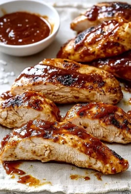 Delicious plate of easy juicy BBQ chicken ready to serve
