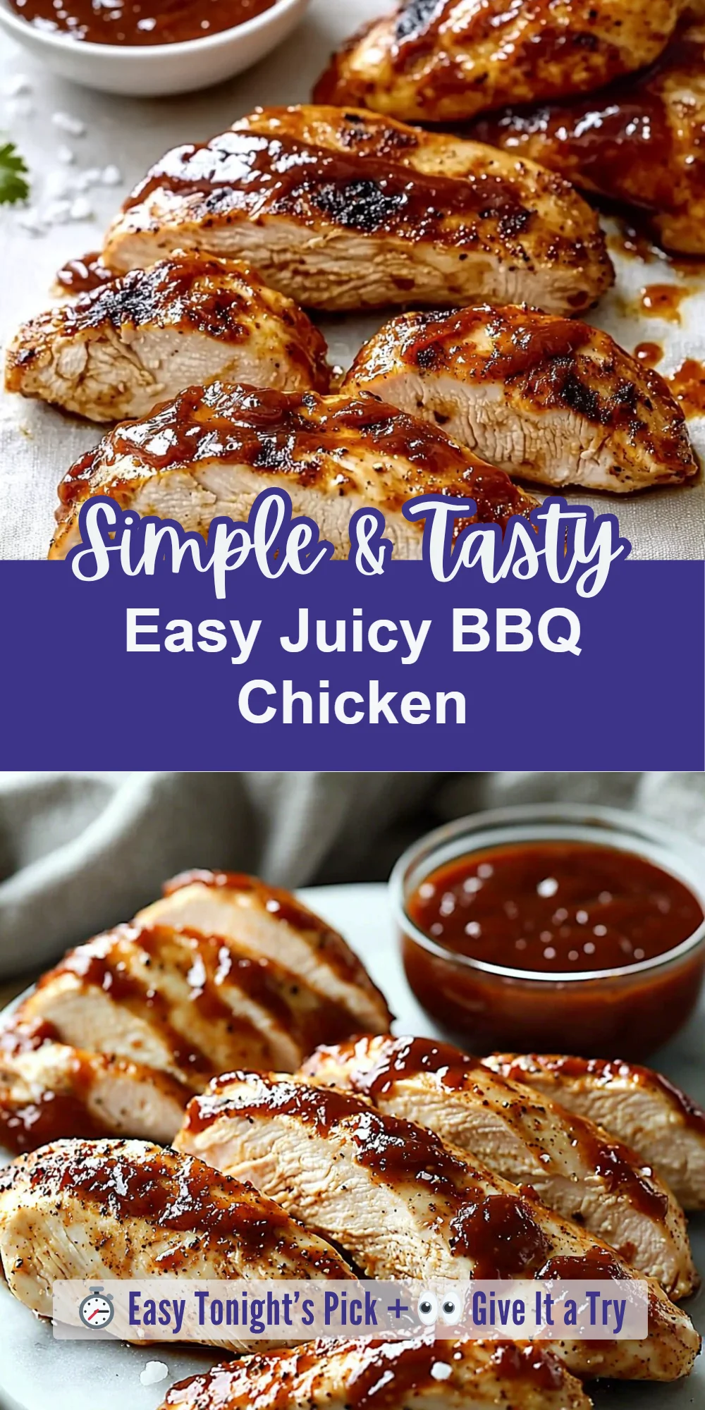 Easy Juicy BBQ Chicken