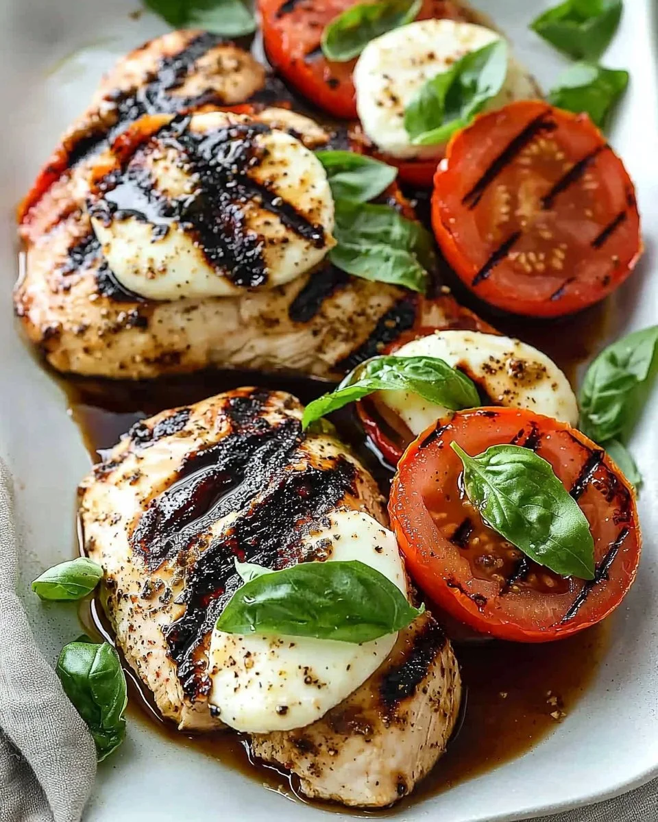 Grilled Chicken Caprese