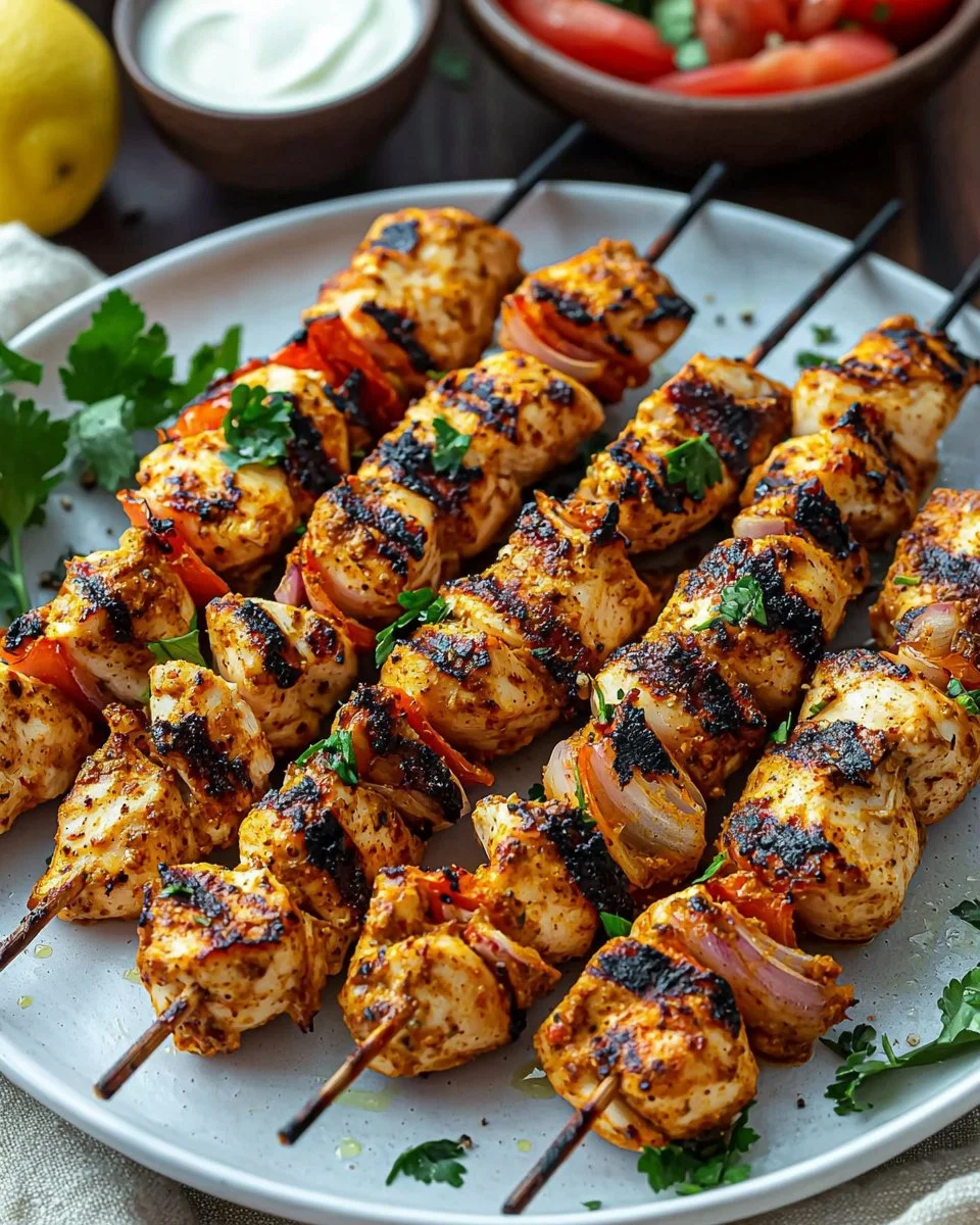 Grilled Chicken Skewers
