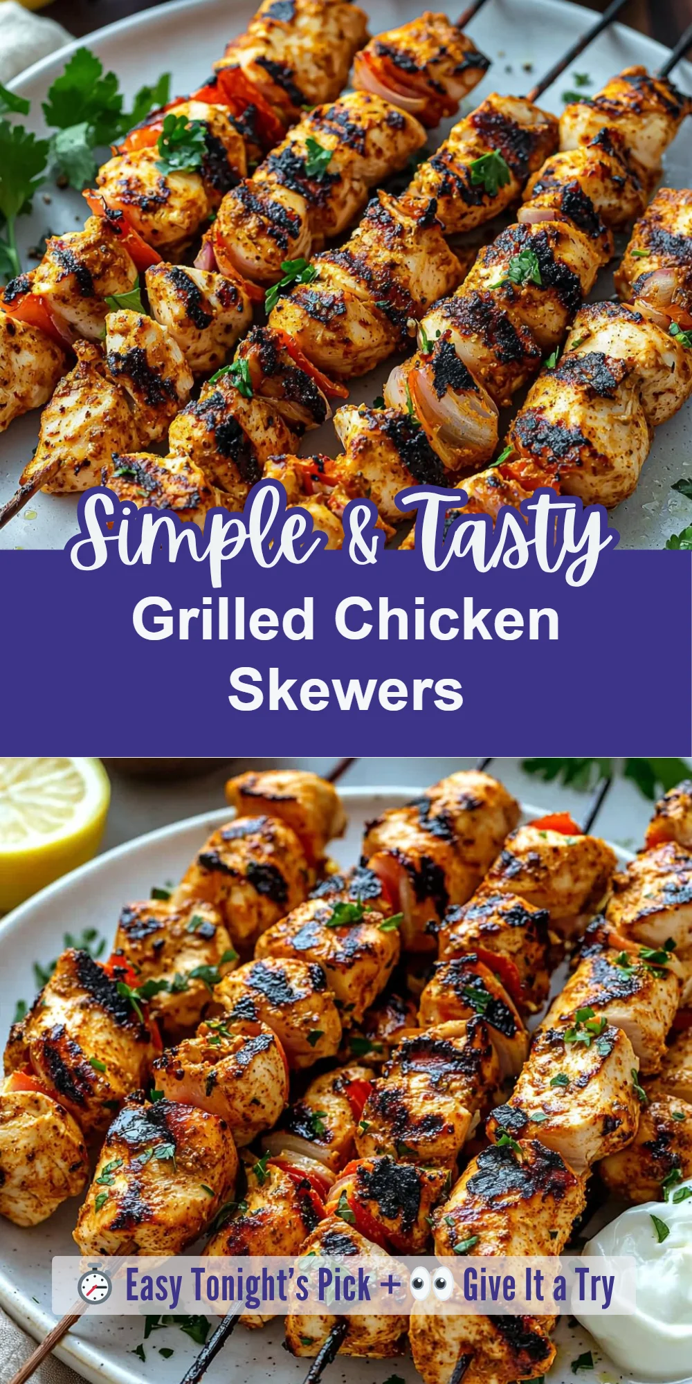 Grilled Chicken Skewers