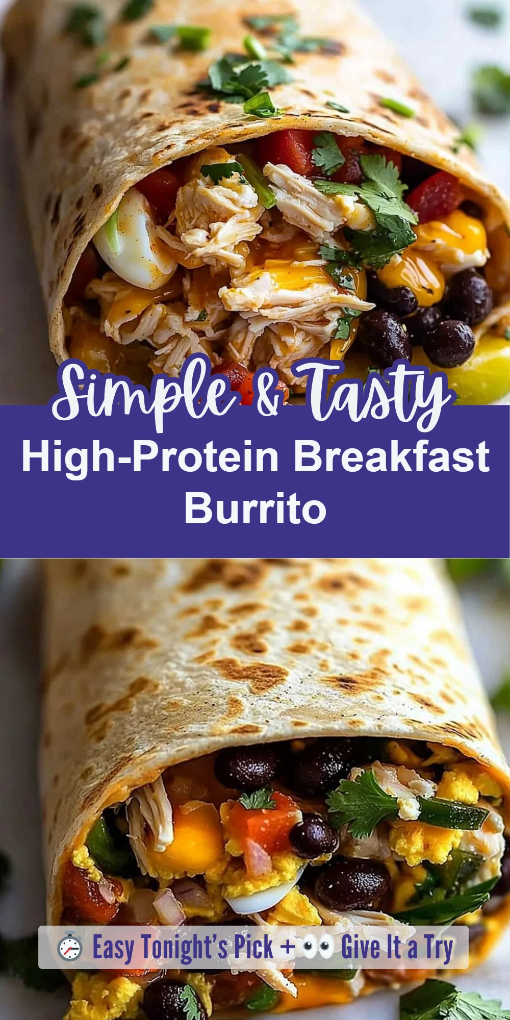 High-Protein Breakfast Burrito