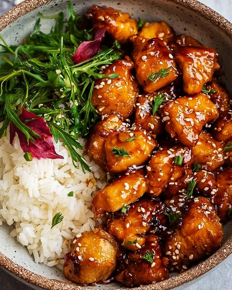 Hot Honey Chicken Bowls