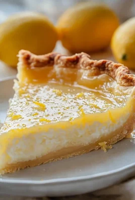 Slice of delicious Impossible Lemon Pie with a creamy texture and lemon zest