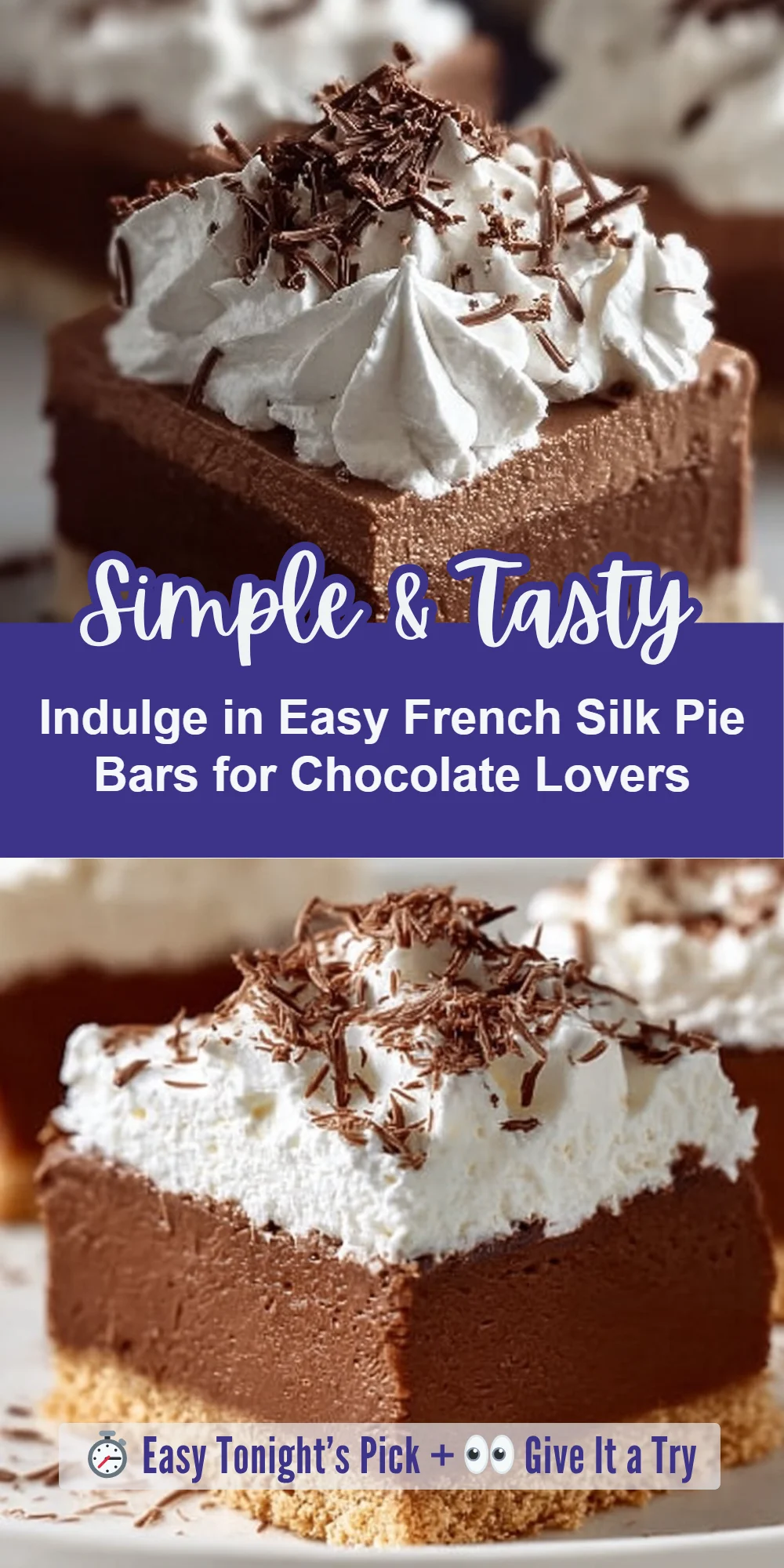 Indulge in Easy French Silk Pie Bars for Chocolate Lovers