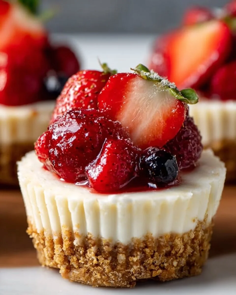 Irresistible No-Bake Mini Cheesecake Cups in 15 Minutes