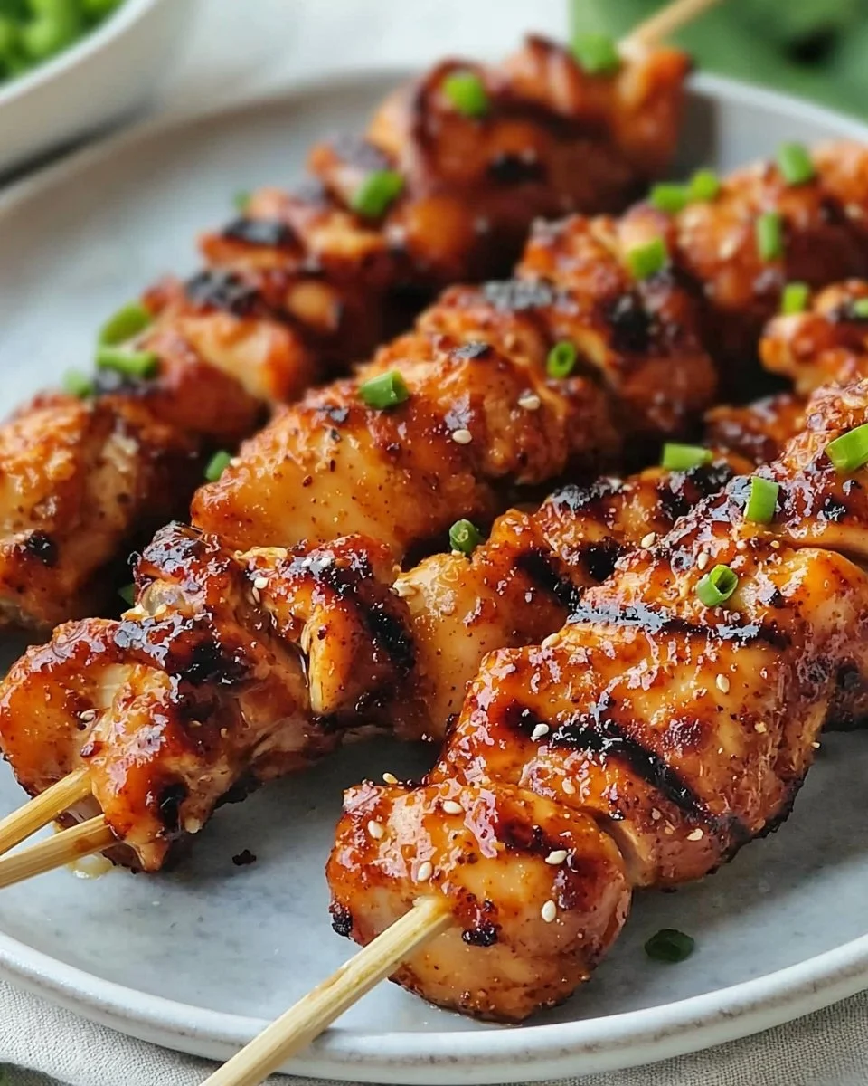 Korean Chicken Skewers