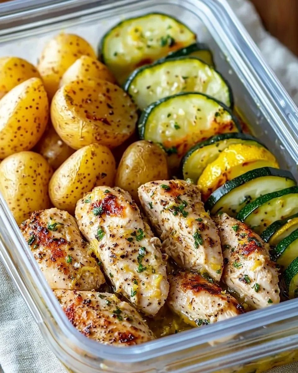 Lemon Garlic Chicken Meal Prep