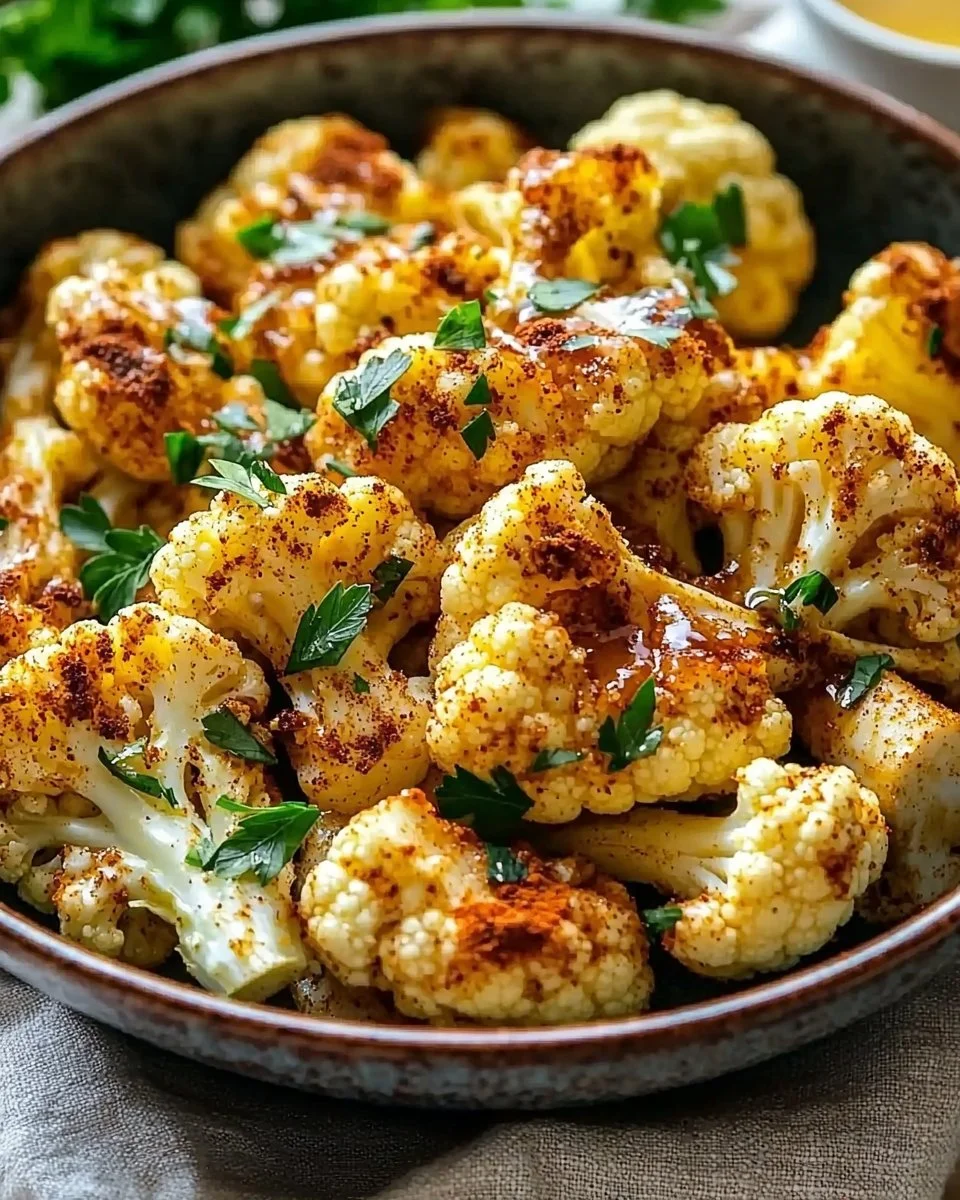 Moroccan Cauliflower with Tahini-Honey