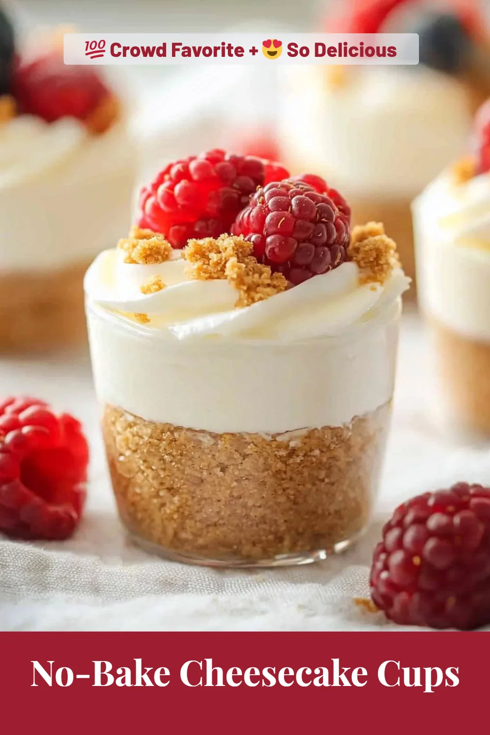 No-Bake Cheesecake Cups