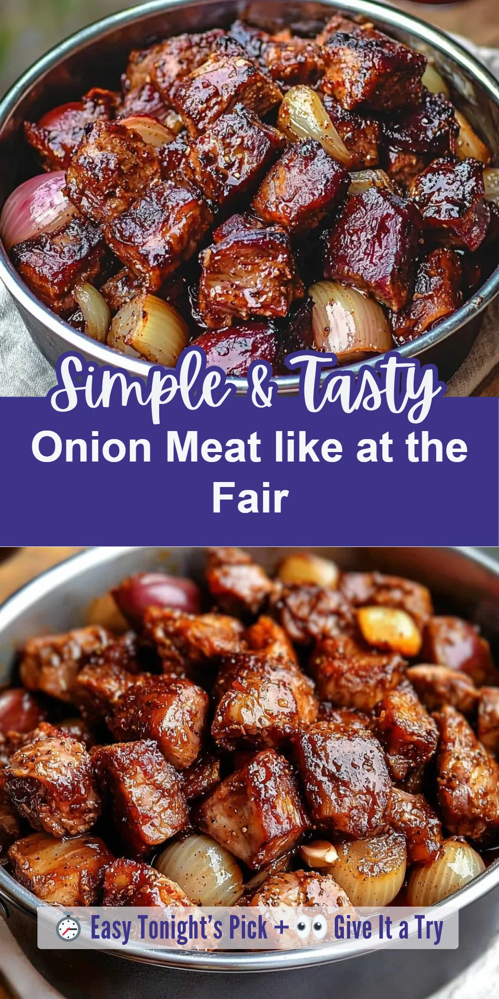 Onion Meat like at the Fair