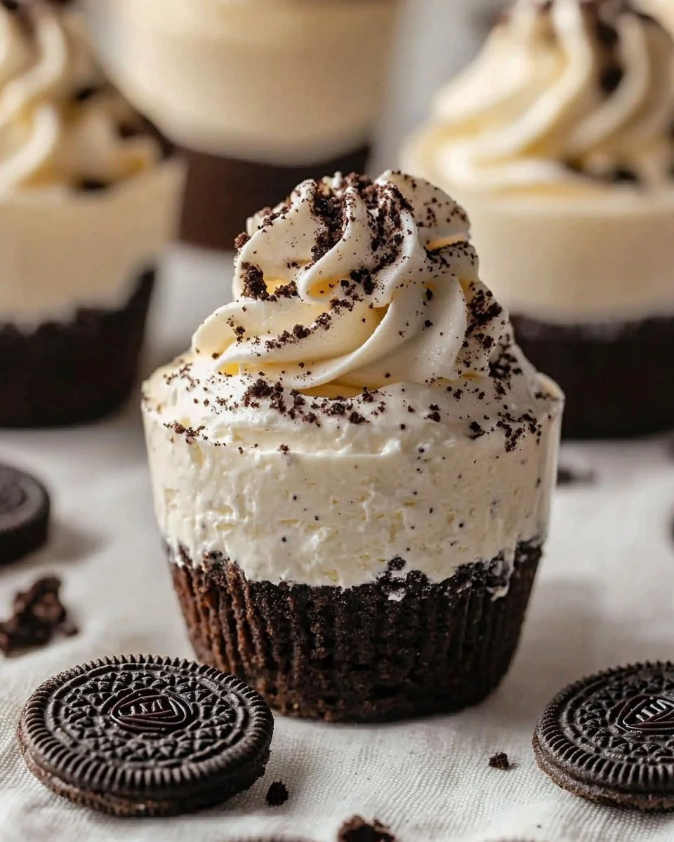 Oreo No-Bake Cheesecake Cups