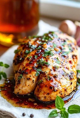 Delicious chicken marinating in a perfect marinade for enhanced flavor