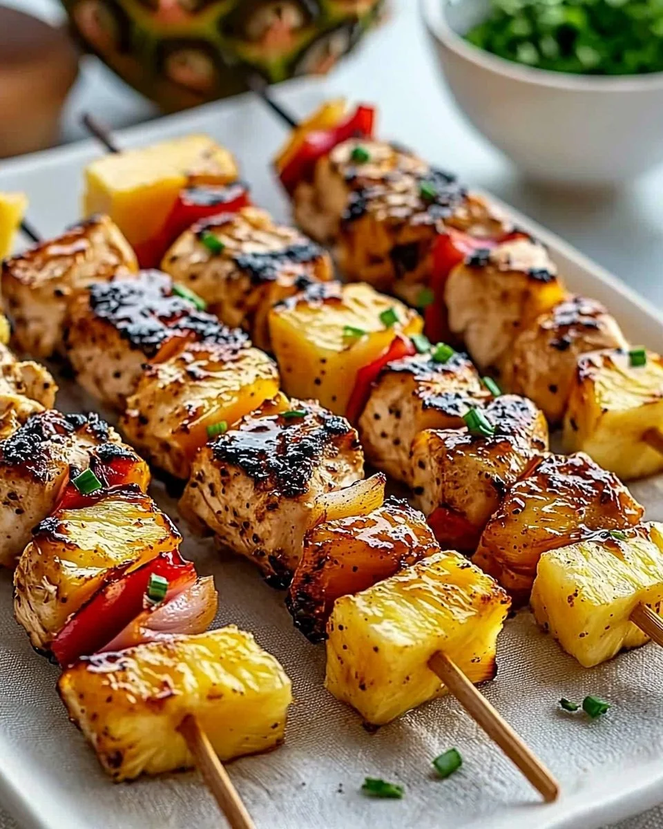 Pineapple Chicken Kabobs