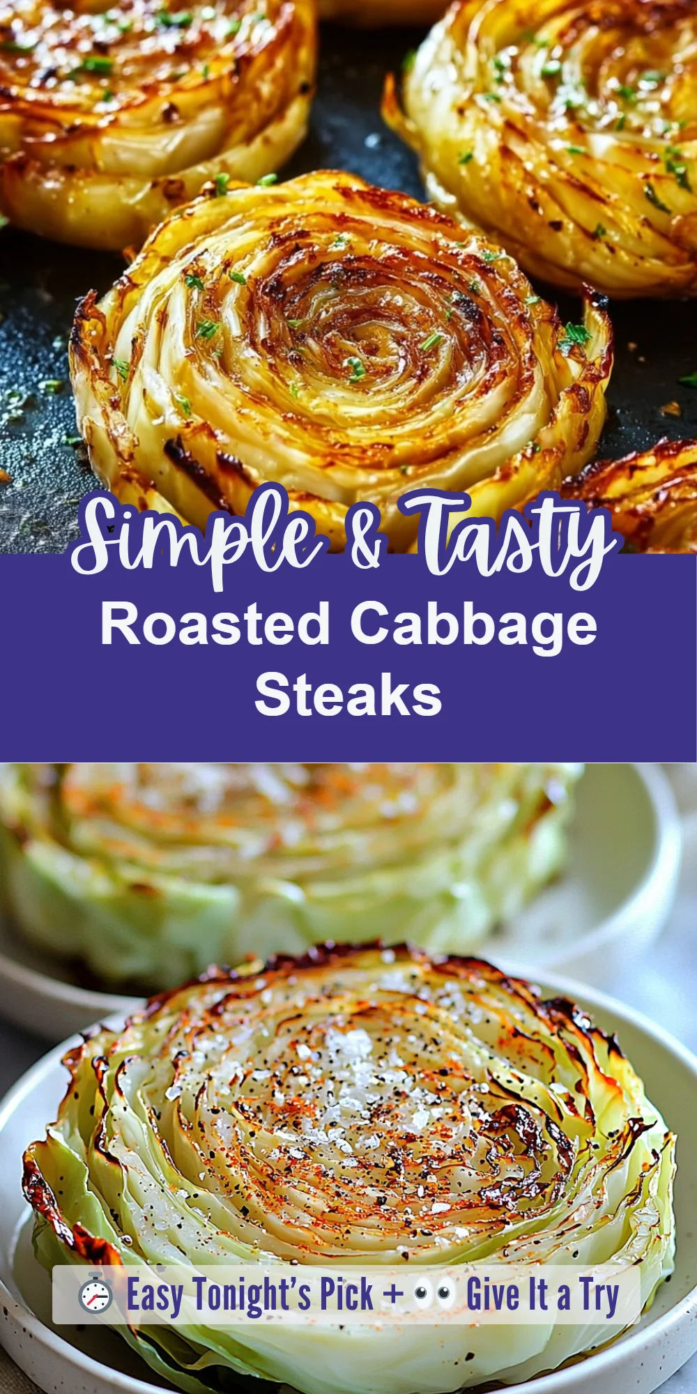 Roasted Cabbage Steaks