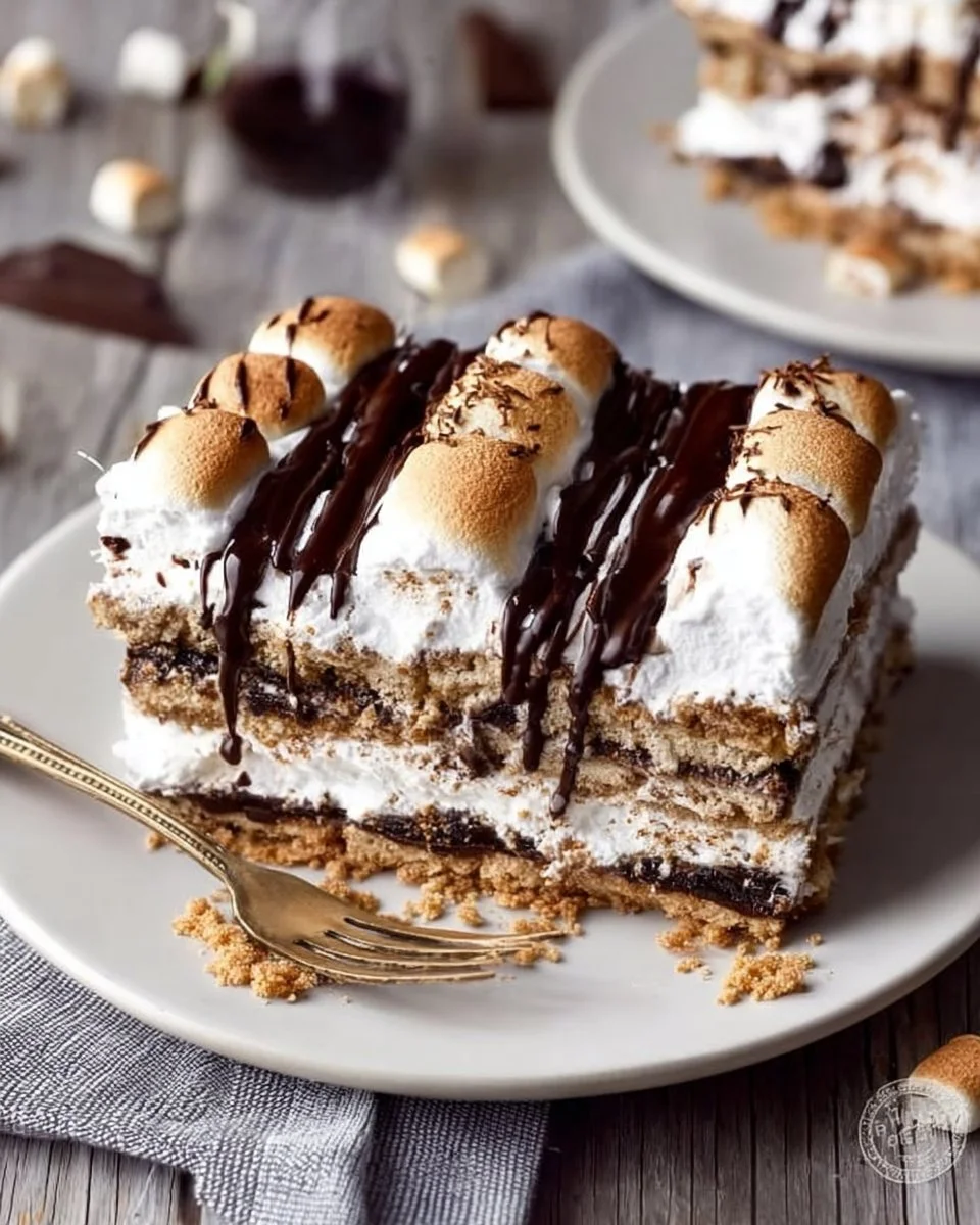 S'mores Icebox Cake