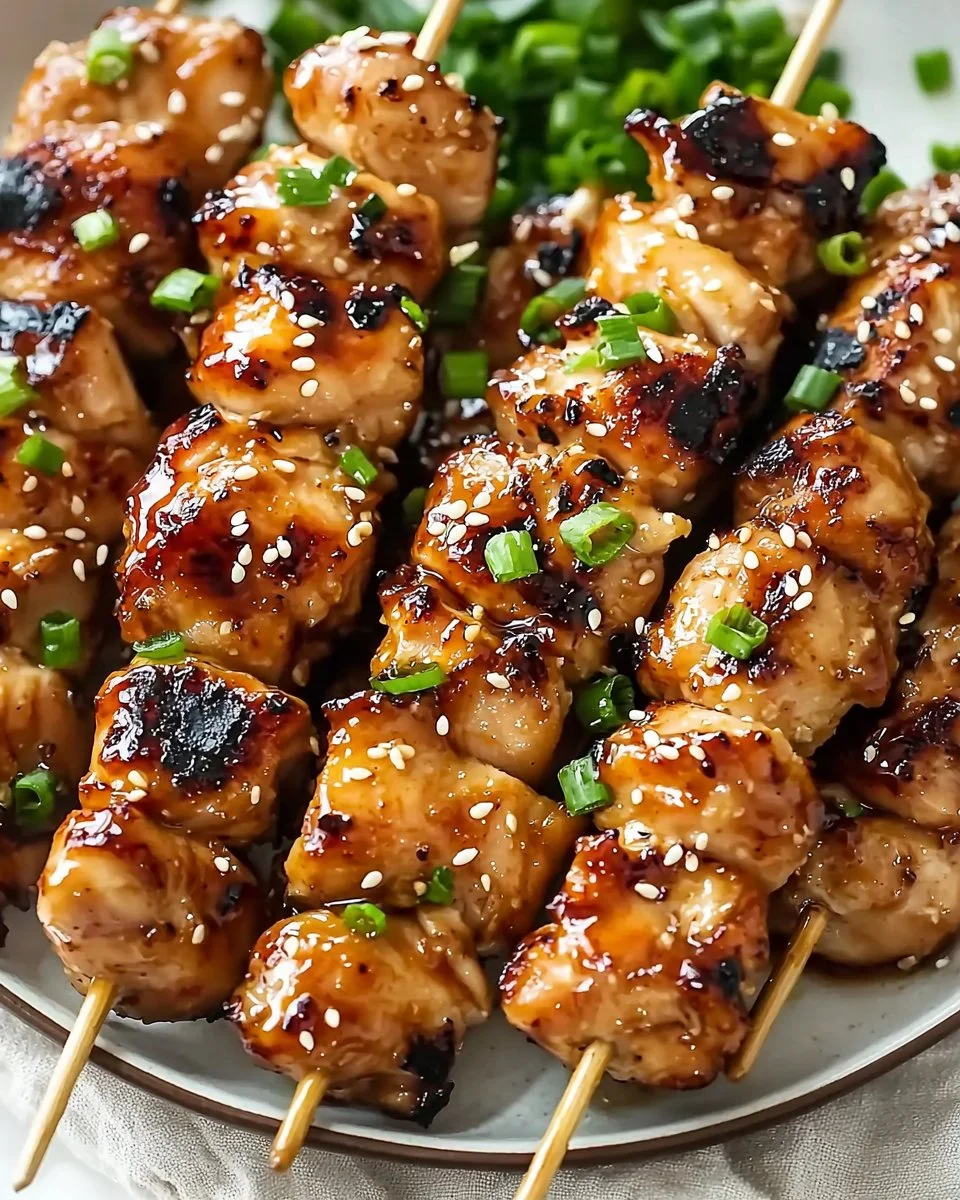 Teriyaki Chicken Skewers