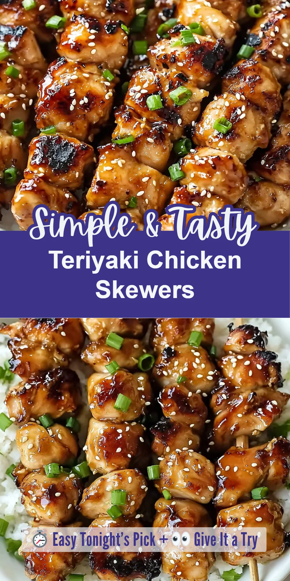 Teriyaki Chicken Skewers