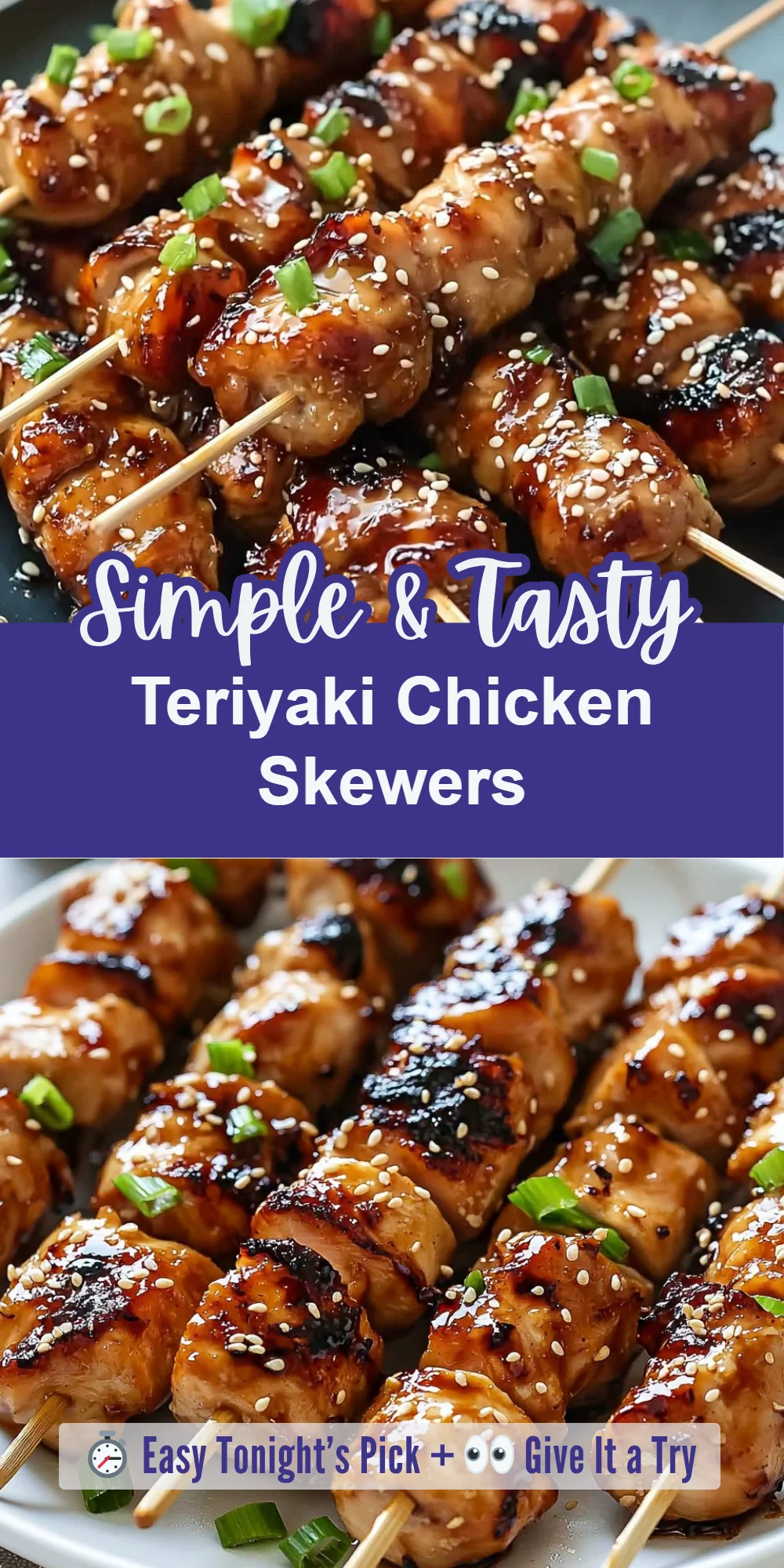 Teriyaki Chicken Skewers