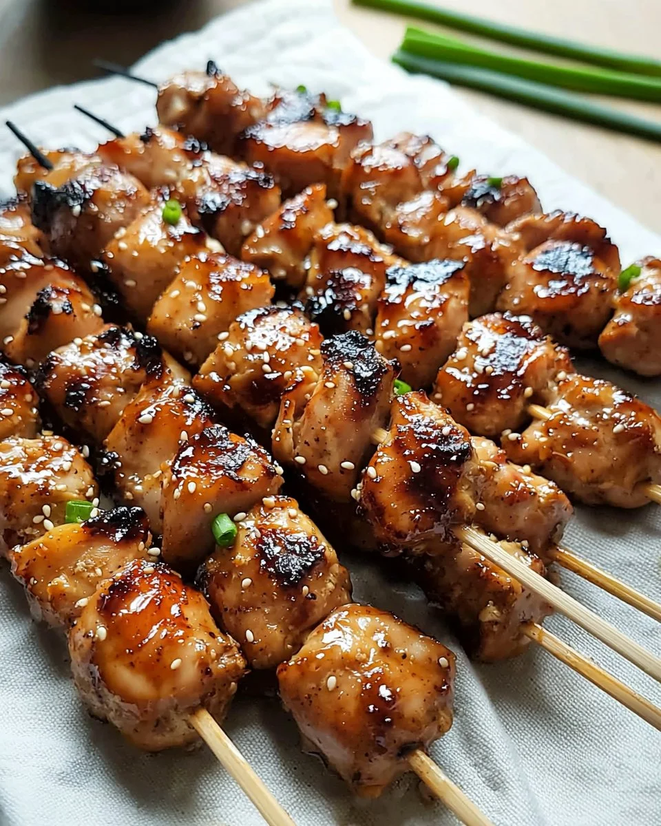 Teriyaki Chicken Skewers