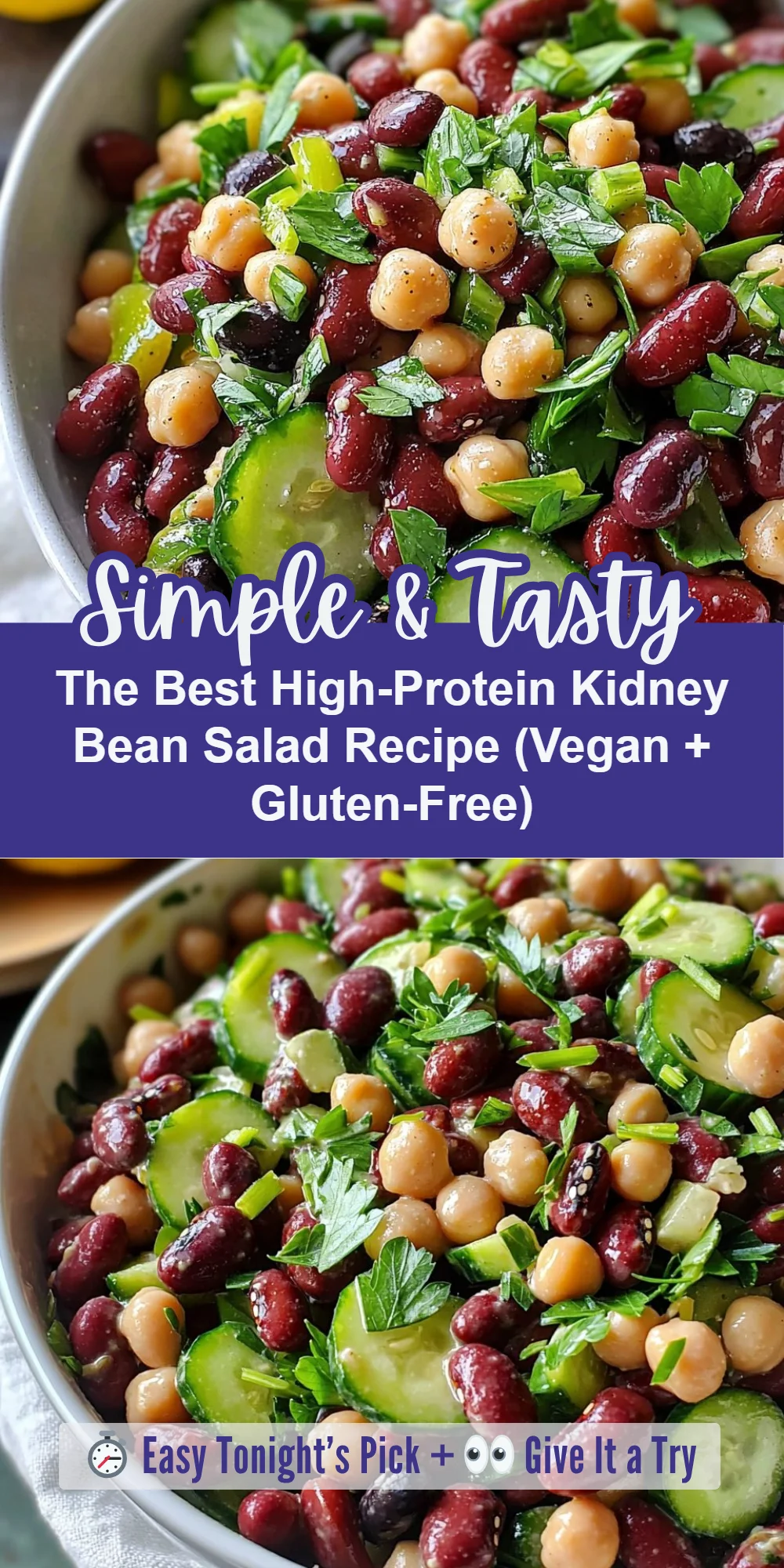 The Best High-Protein Kidney Bean Salad Recipe (Vegan + Gluten-Free)