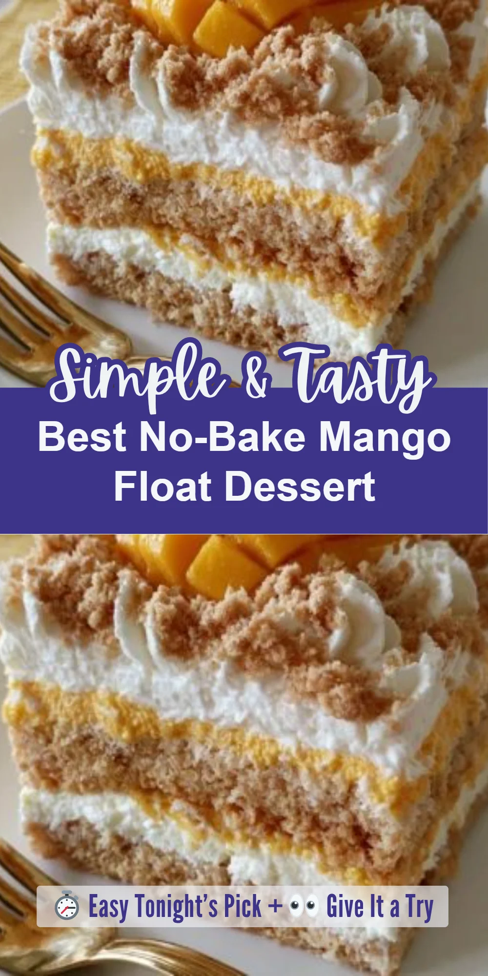 Best No-Bake Mango Float Dessert