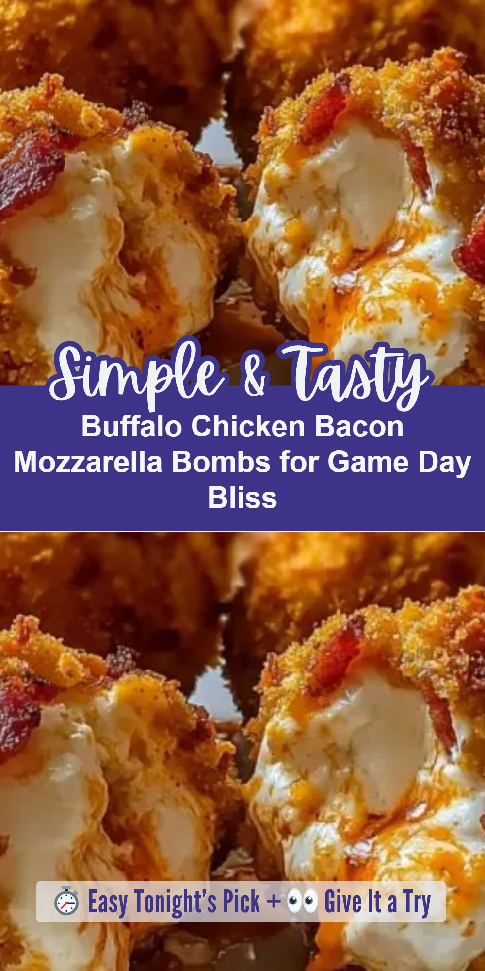 Buffalo Chicken Bacon Mozzarella Bombs for Game Day Bliss