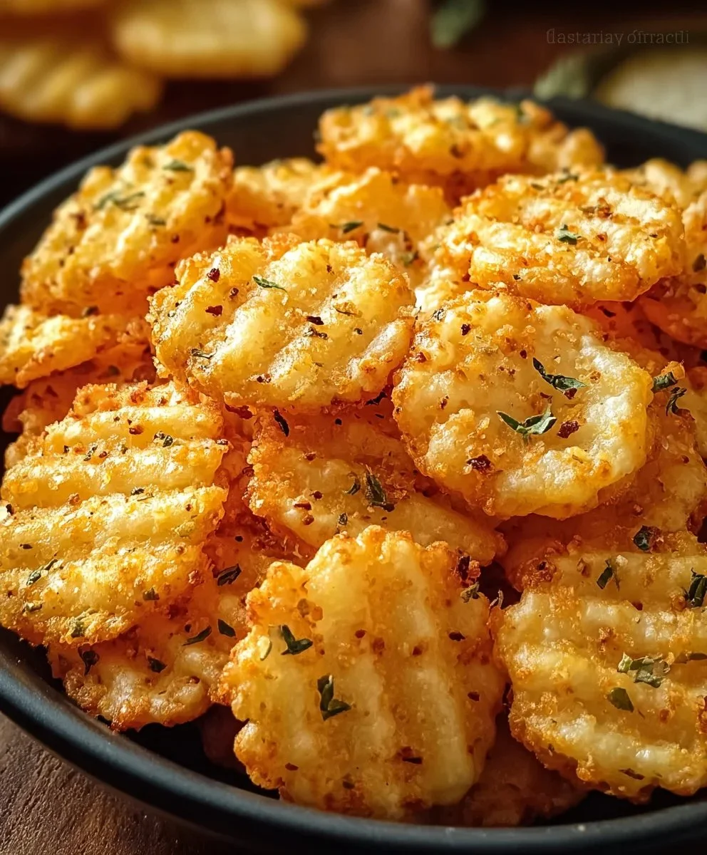 Cheesy Garlic Ritz Bits Snacks