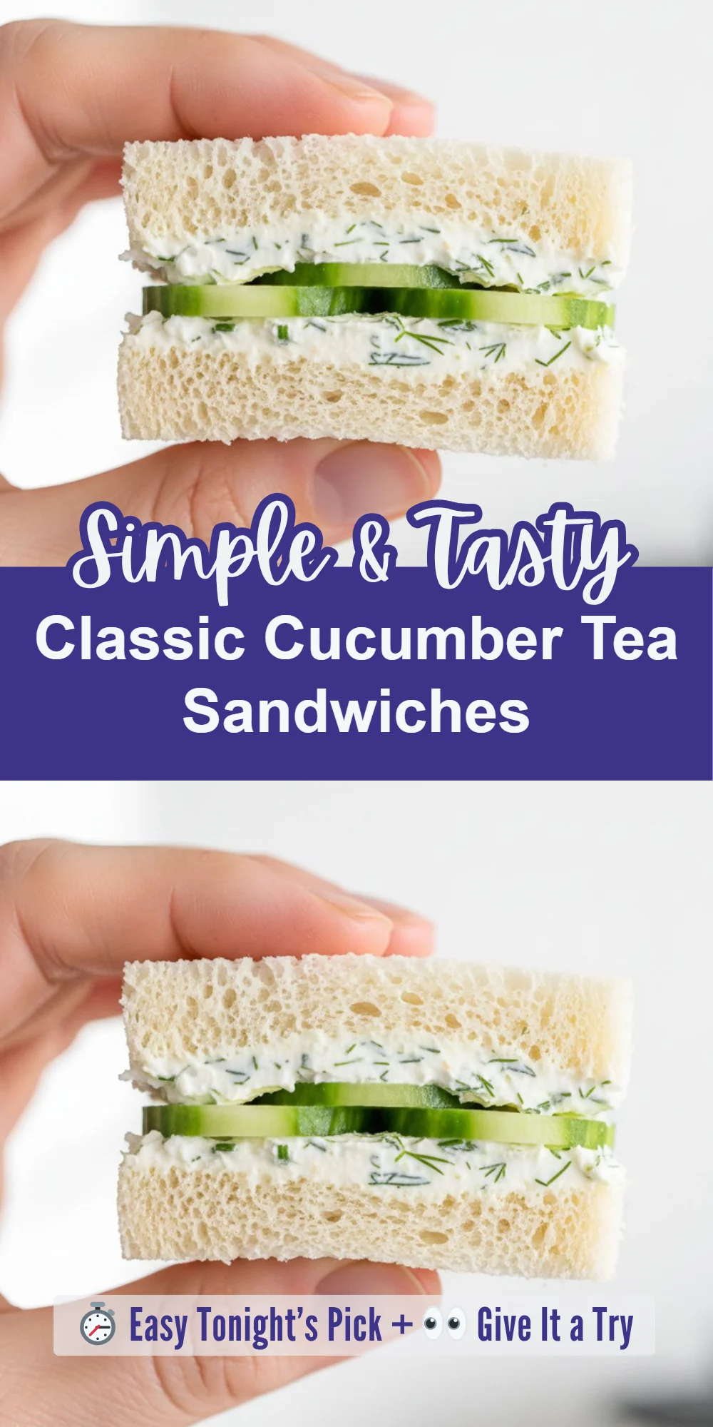 Classic Cucumber Tea Sandwiches