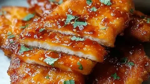 Crispy Baked Hot Honey Chicken